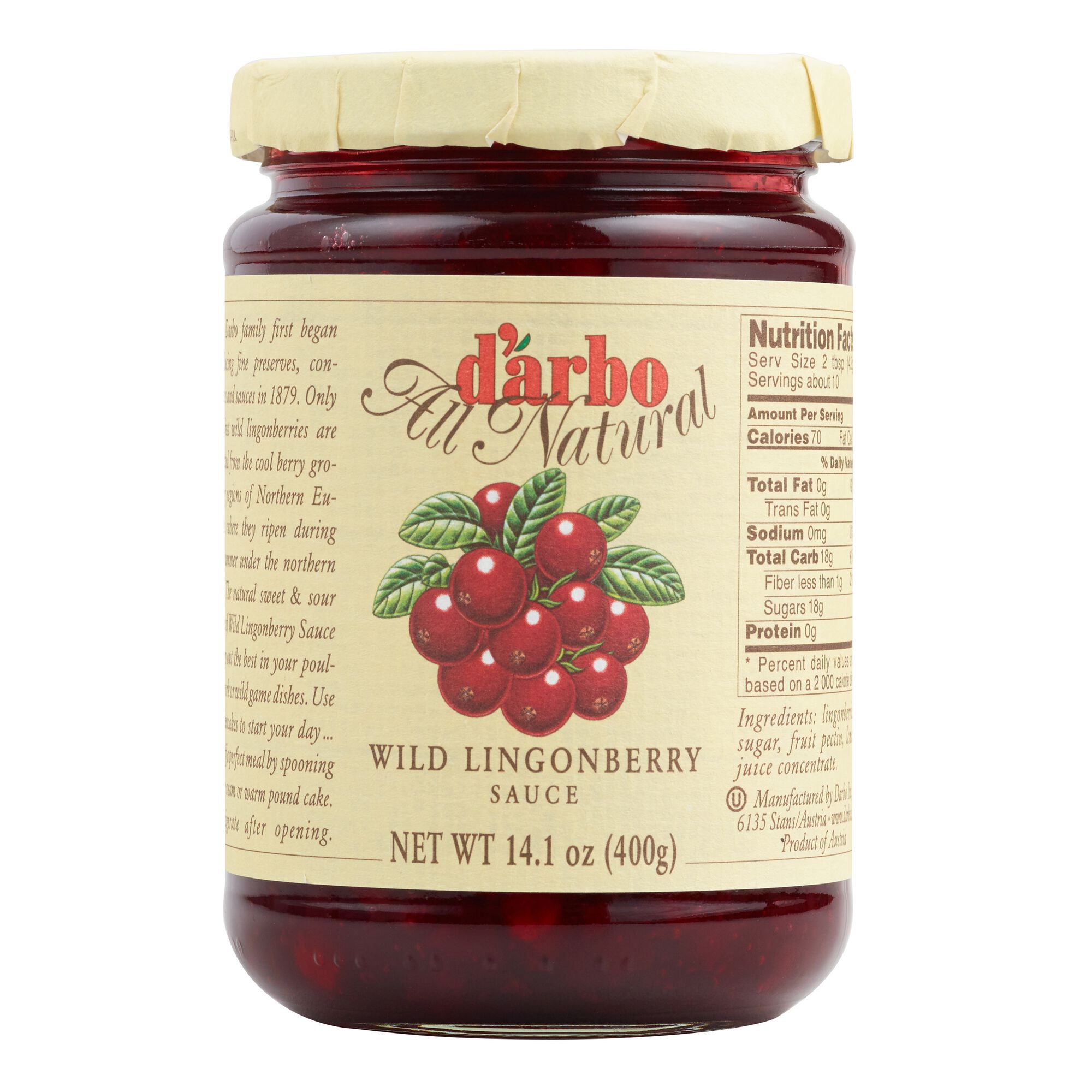 D'arbo Lingonberry Conserve